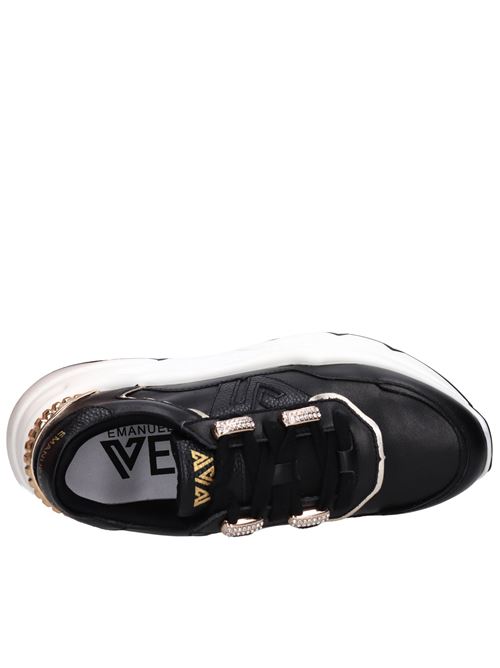 Sneakers in pelle EMANUELLE VEE | 442P-703-13-P003CBNERO